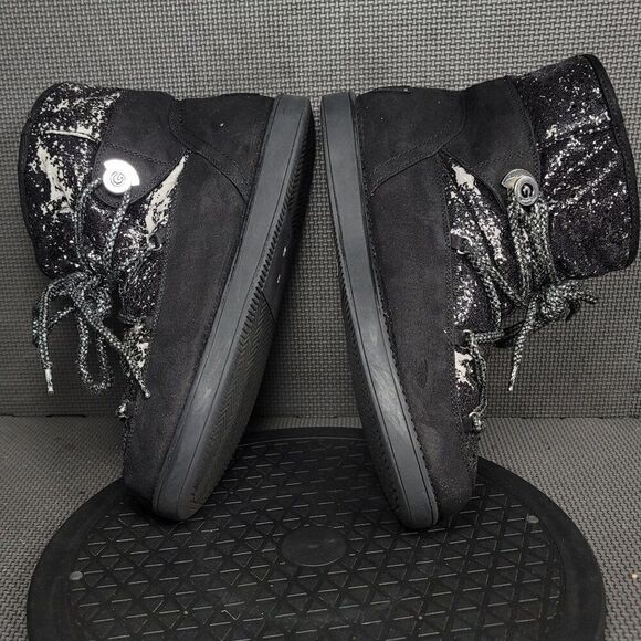 G By Guess Aylan Glitter Boots Womens Sz 10M Black Booties - Picture 6 of 10